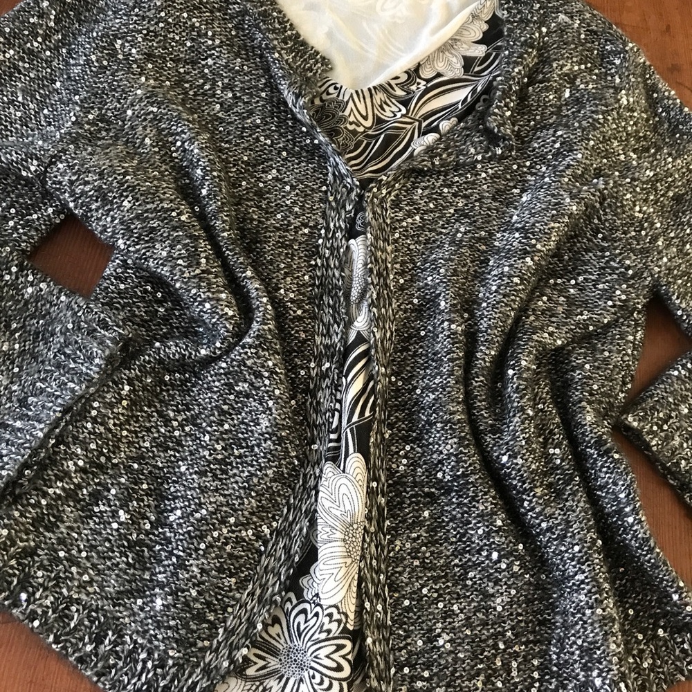 Sweet Sparkle Open Lightweight Cardigan